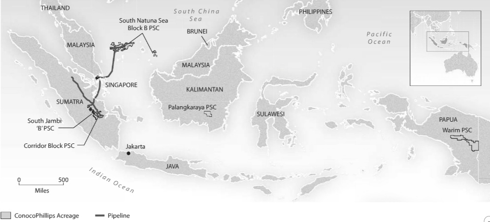 ConocoPhillips Posts Lower Crude Oil Output in Indonesia