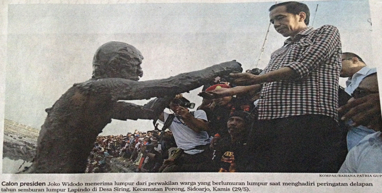 Lapindo Mudflow Victims Put Their Hopes in Jokowi’s Hands