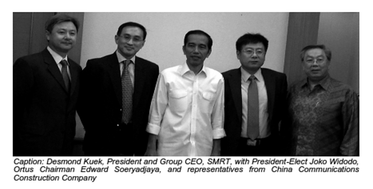 SMRT Corporation Encouraged on Jakarta Monorail Project
